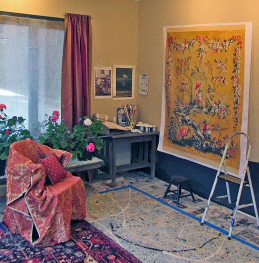 Girl in a Garden, Pillement