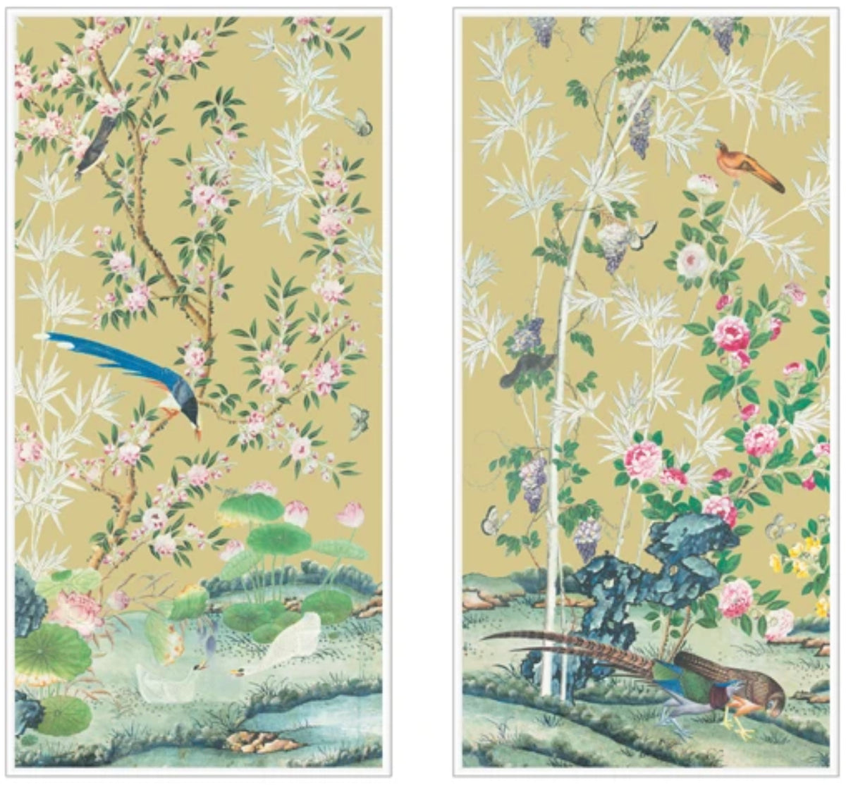 Hamlen art canvas, ochre background