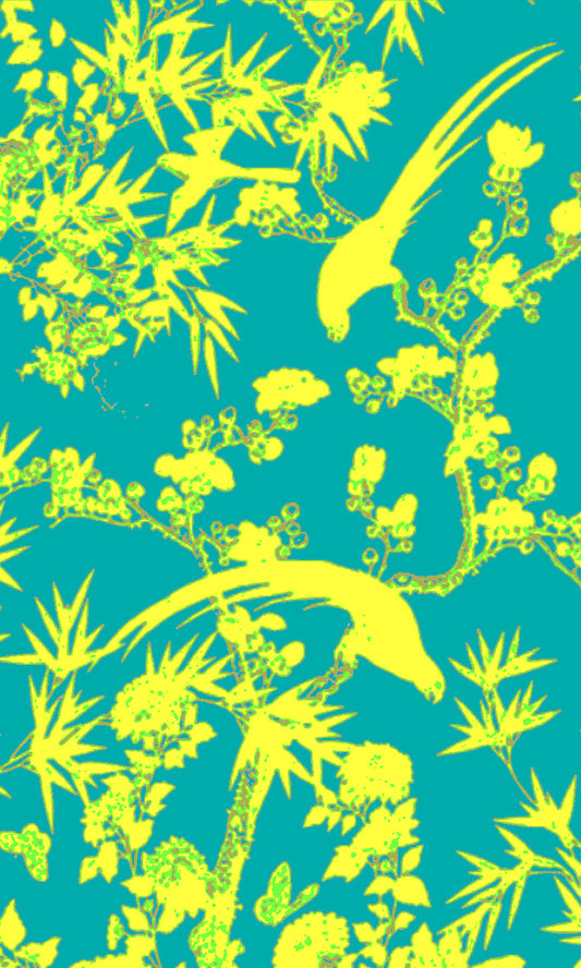 Hamlen Parrots 1+2, silhouette b+w