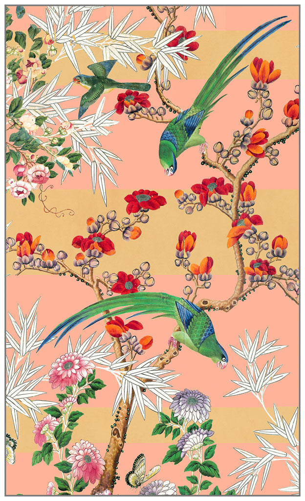 Hamlen Parrots 1+2, peach sky