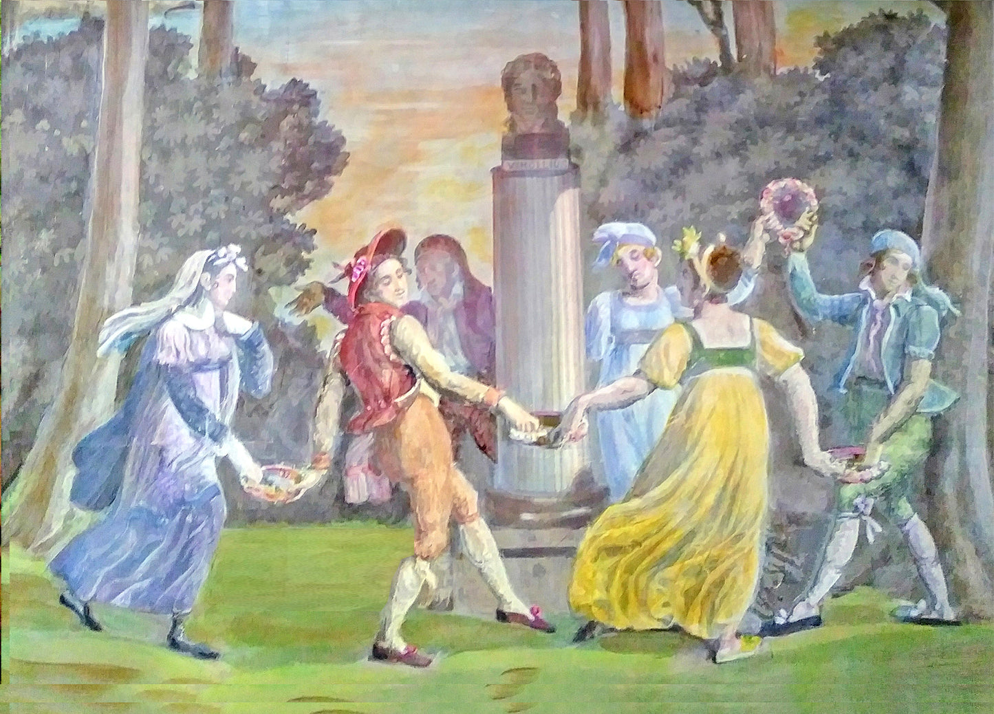 Bay of Naples, hand embellished by Alderman