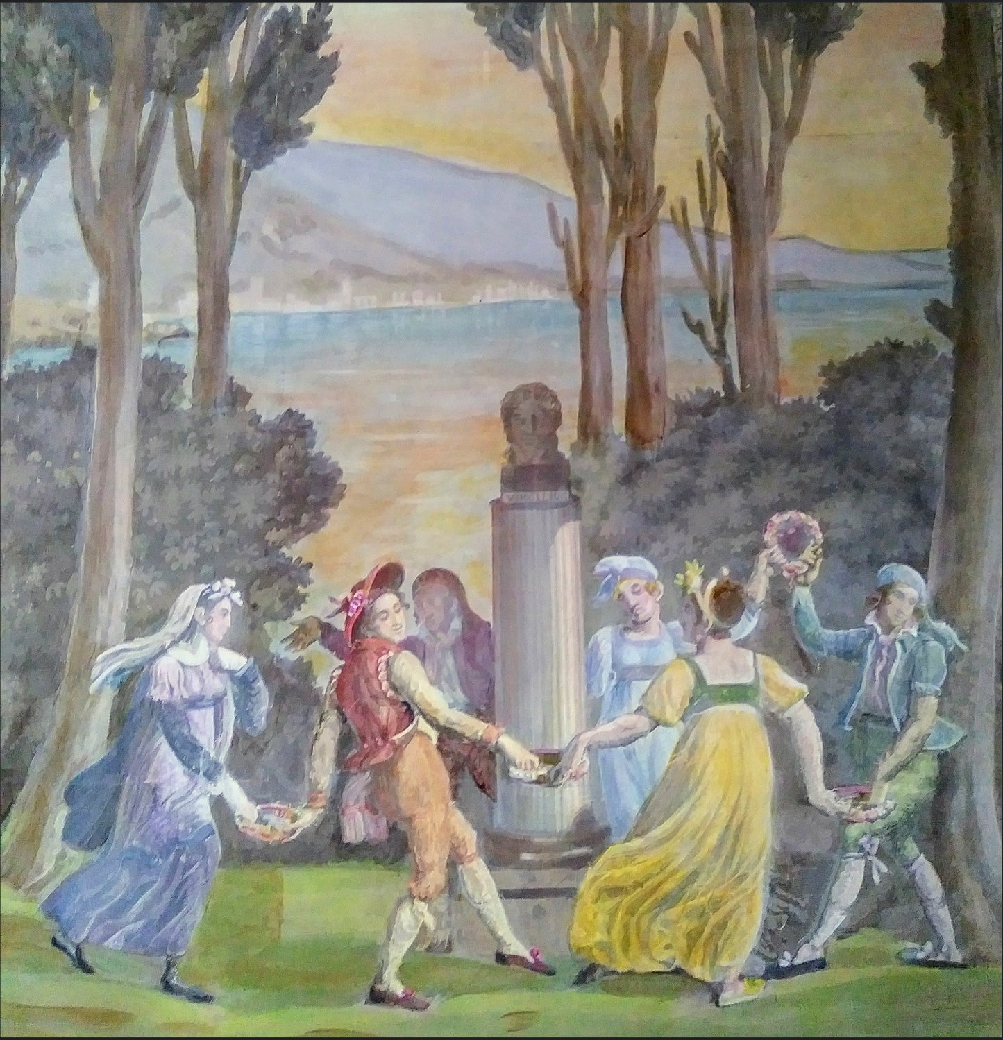 Views of Italy scenic wallpaper panorama (3 of 3), now at The Berkshire Galleries