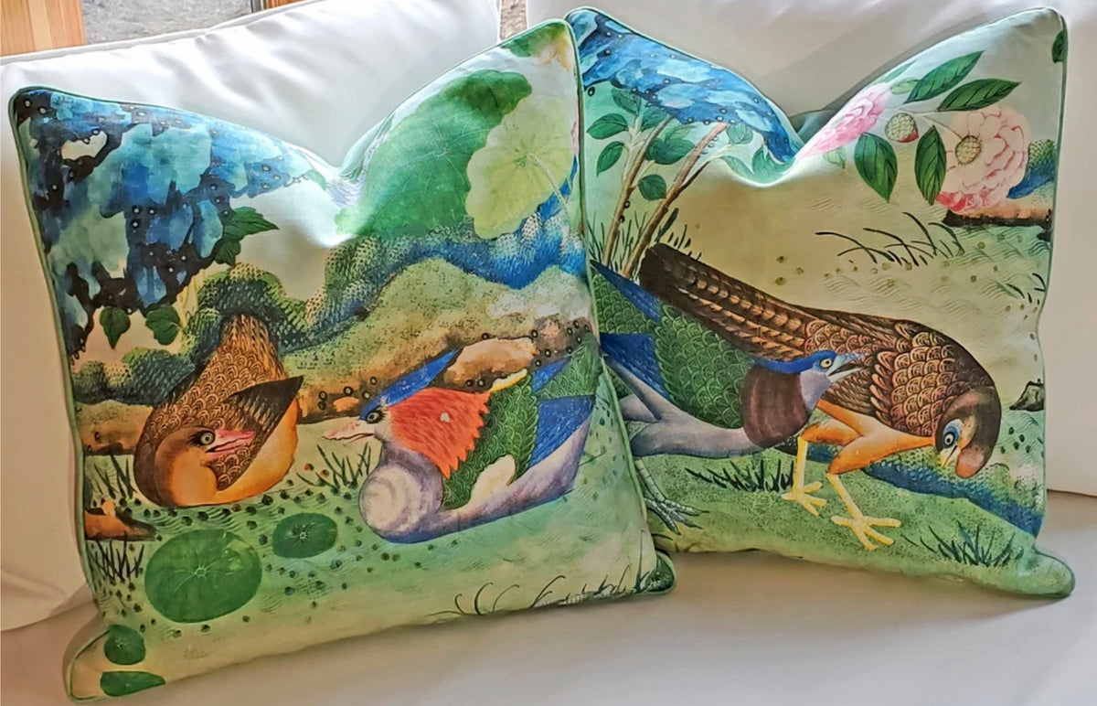 PILLOWS In Stock: Hamlen Chinois on Fine Linen