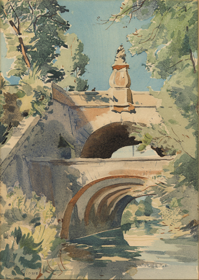 Old Bridges of France: Watercolor Prints