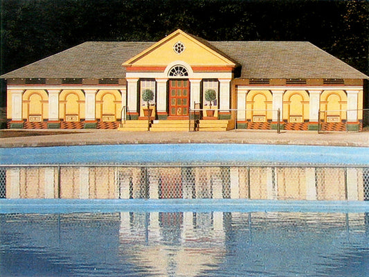 Pool Pavilion, Faux Facade