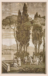 Views of Italy scenic wallpaper panorama (3 of 3), now at The Berkshire Galleries