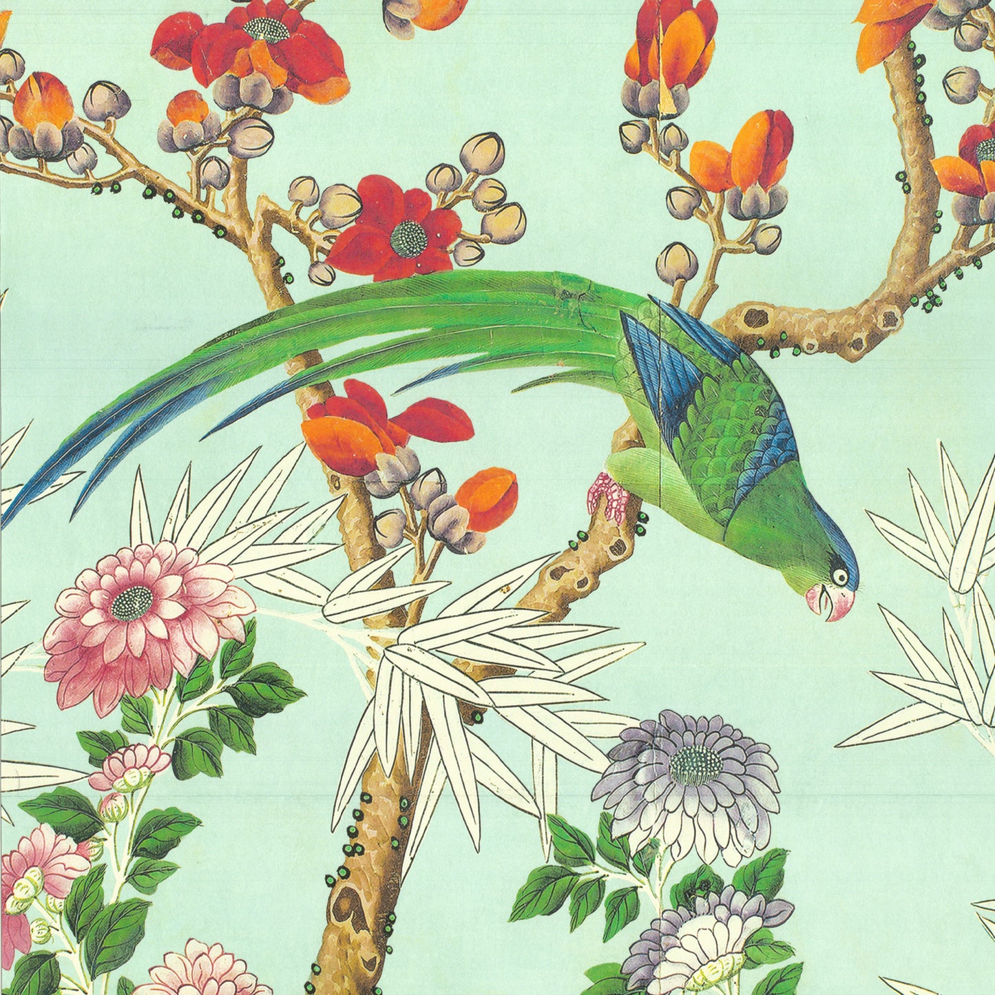 Hamlen Parrot 1, antique colors