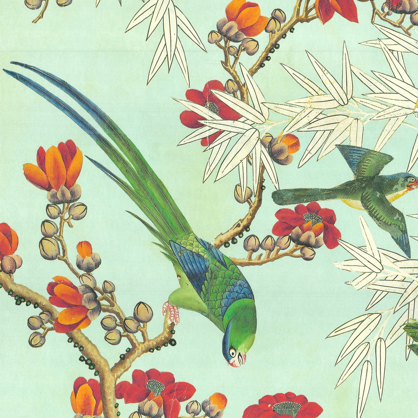 Hamlen Parrot 2, antique colors