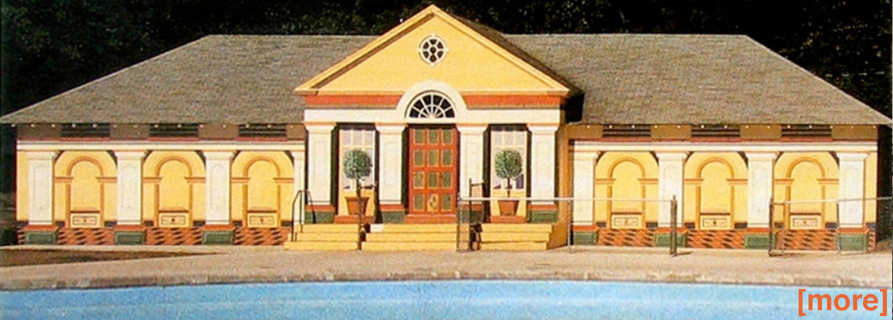 Pool Pavilion, Faux Facade