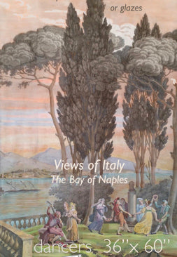 Bay of Naples, hand embellished by Alderman