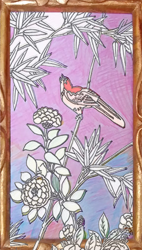 FREE COLORING FUN! FLOWERS AND BIRDS