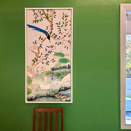 Ivory Sky & Scenic Blue Magpie and Laughing Ducks